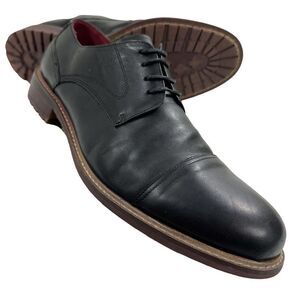 Vintage Foundry Co. Cyrus Black Leather Cap Toe Oxfords Men’s Size 12